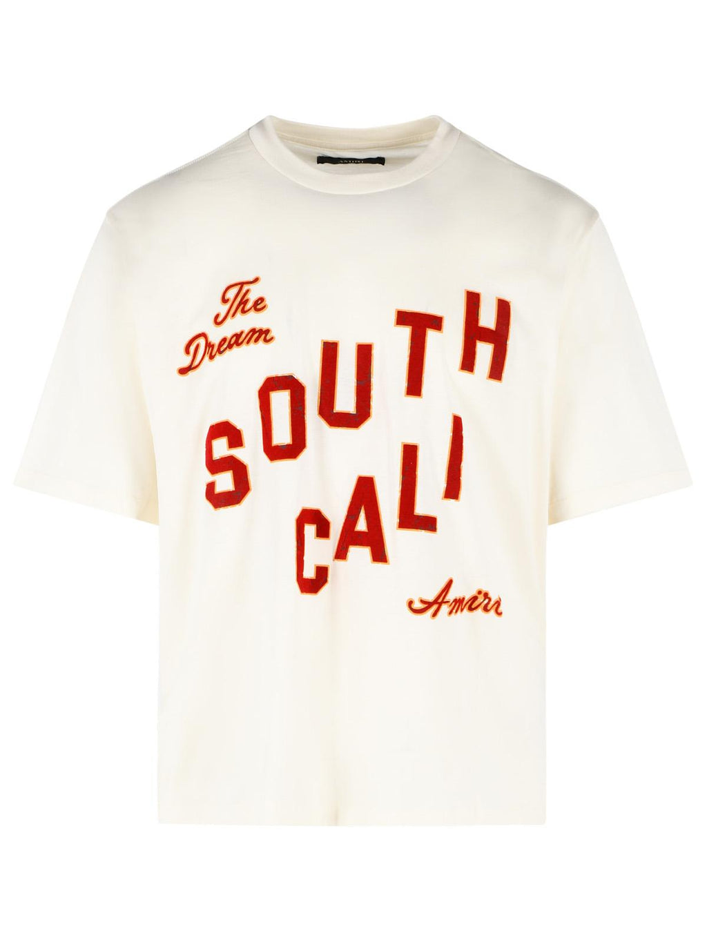 Amiri 'South Cali' Ivory Cotton T Shirt