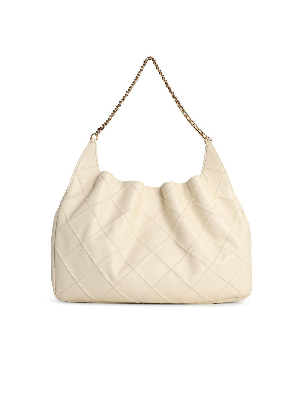 Tory Burch 'Shopping Fleming Grande' Light Cream Nappa Lear Bag