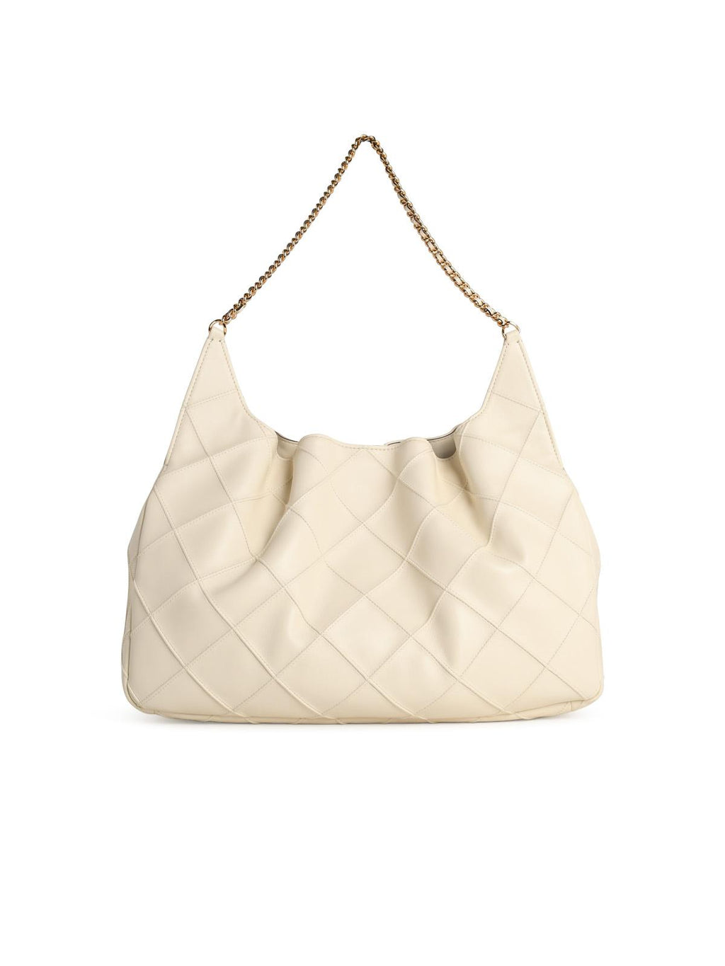 Tory Burch 'Shopping Fleming Grande' Light Cream Nappa Lear Bag
