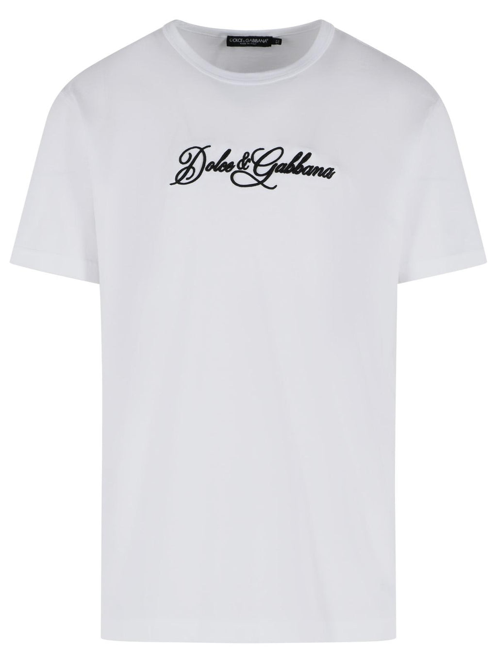 Dolce & Gabbana White Cotton T Shirt
