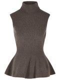 Róhe 'Sculptural' Brown Wool And Cashmere Blend Vest