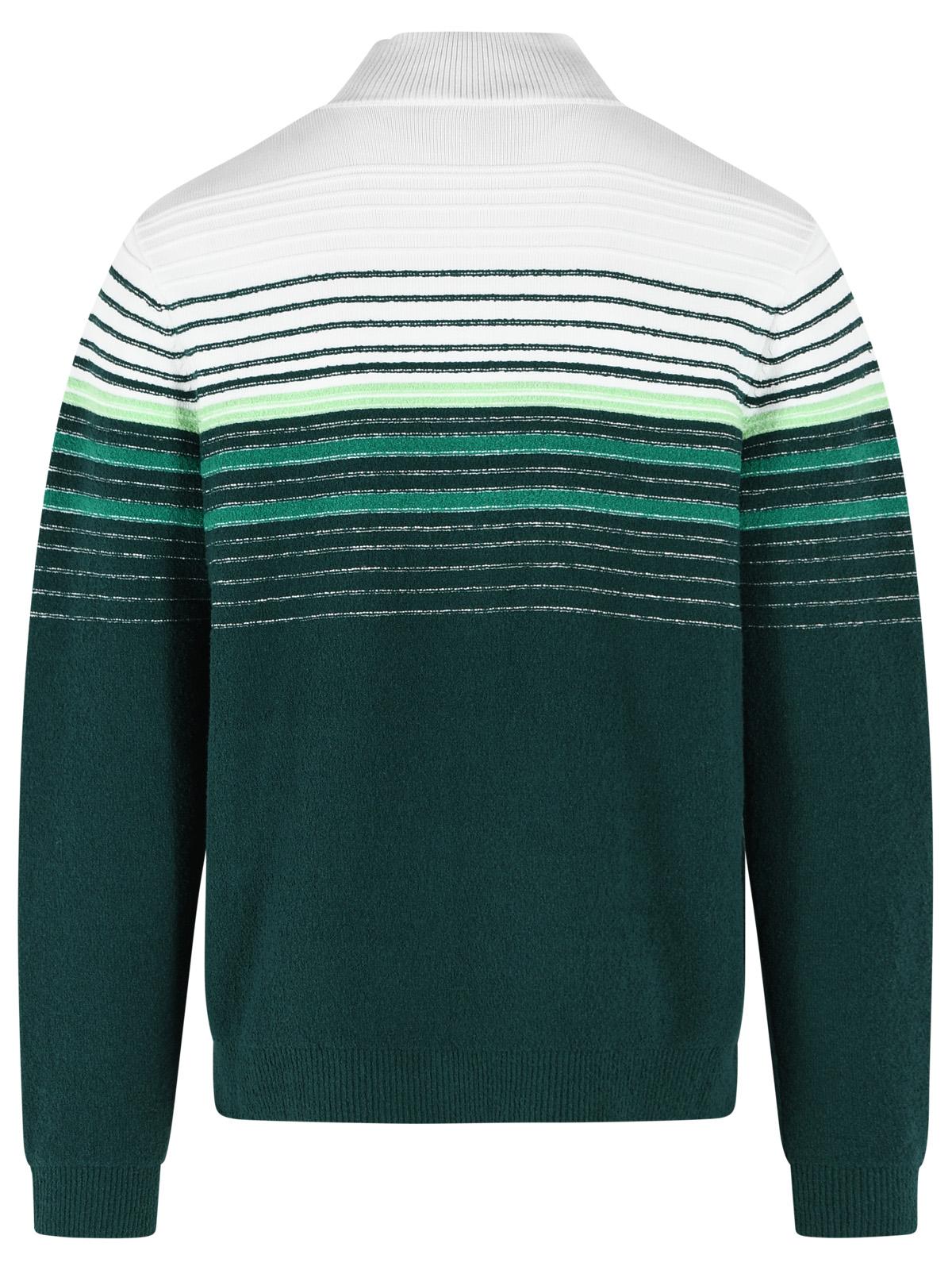 Casablanca Green Cotton Blend Sporty Jacket With Zip