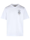 Casablanca 'Hotel Emblem' White Cotton T Shirt