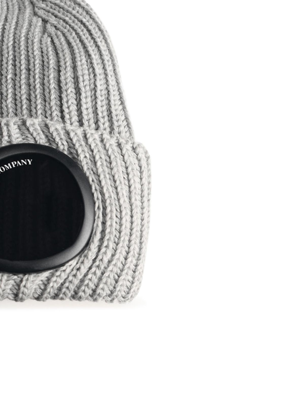 C.P. Company Grey Wool Beanie
