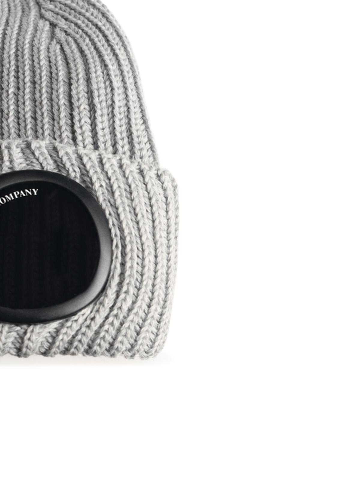 C.P. Company Grey Wool Beanie