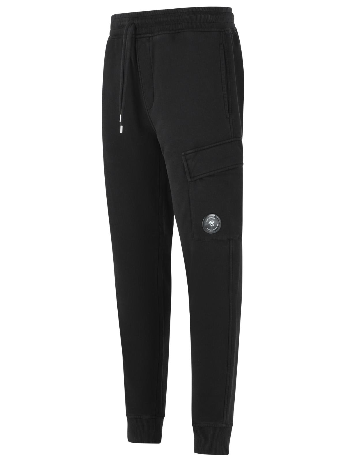 C.P. Company Cargo 'Jogger' Black Cotton Pants