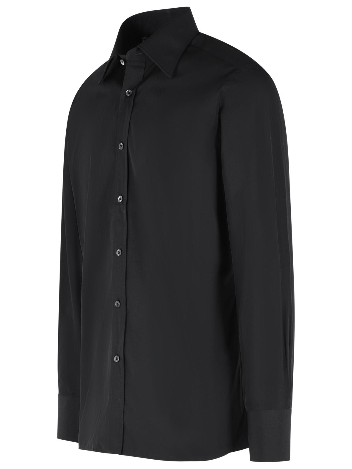 Tom Ford 'Slim' Black Cotton Shirt