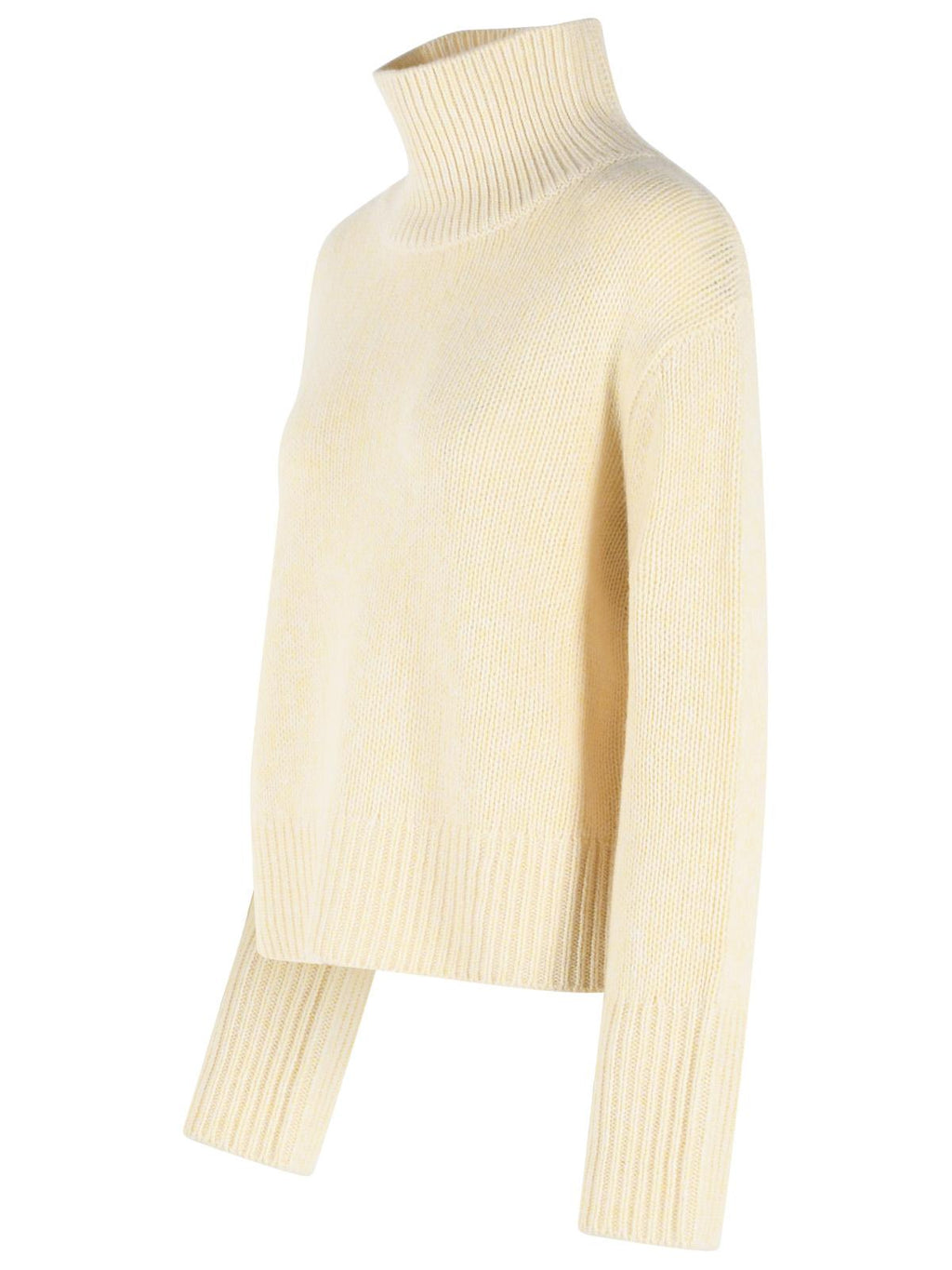 Lisa Yang 'Femi' Yellow Cashmere Turtleneck Sweater