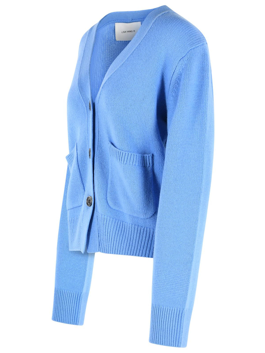 Lisa Yang 'Danni' Light Blue Cashmere Cardigan