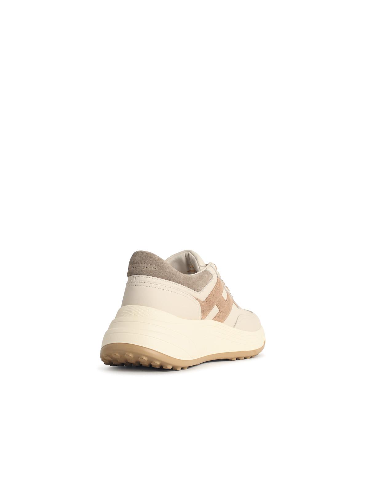 Hogan 'Hi Fi' Cream Lear Sneakers