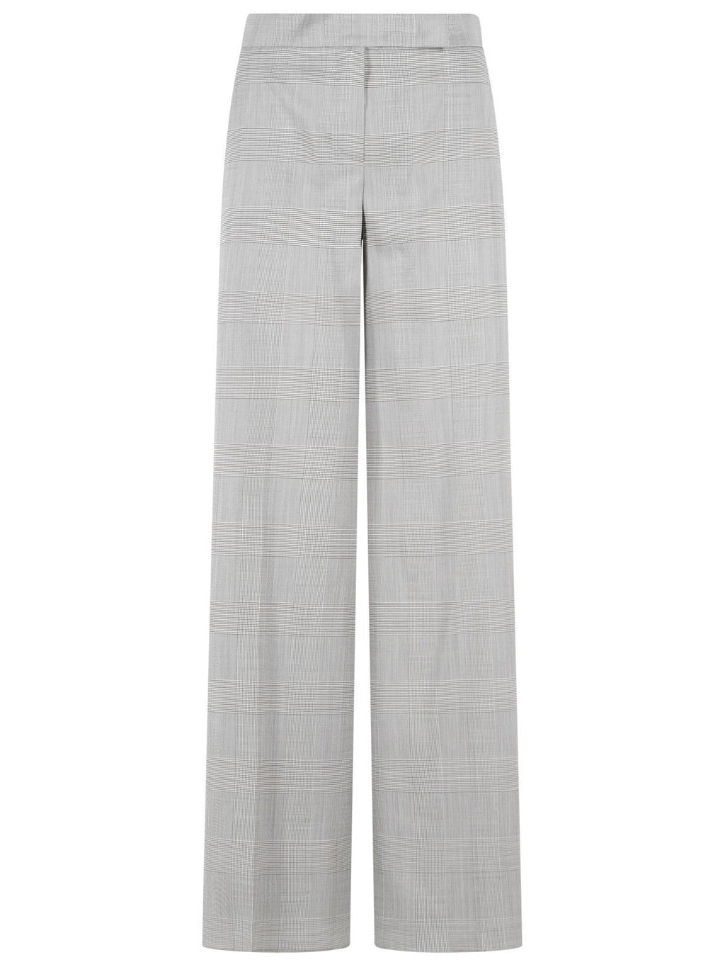 Max Mara 'Netto' Olive Green Prince Of Wales Wool Pants