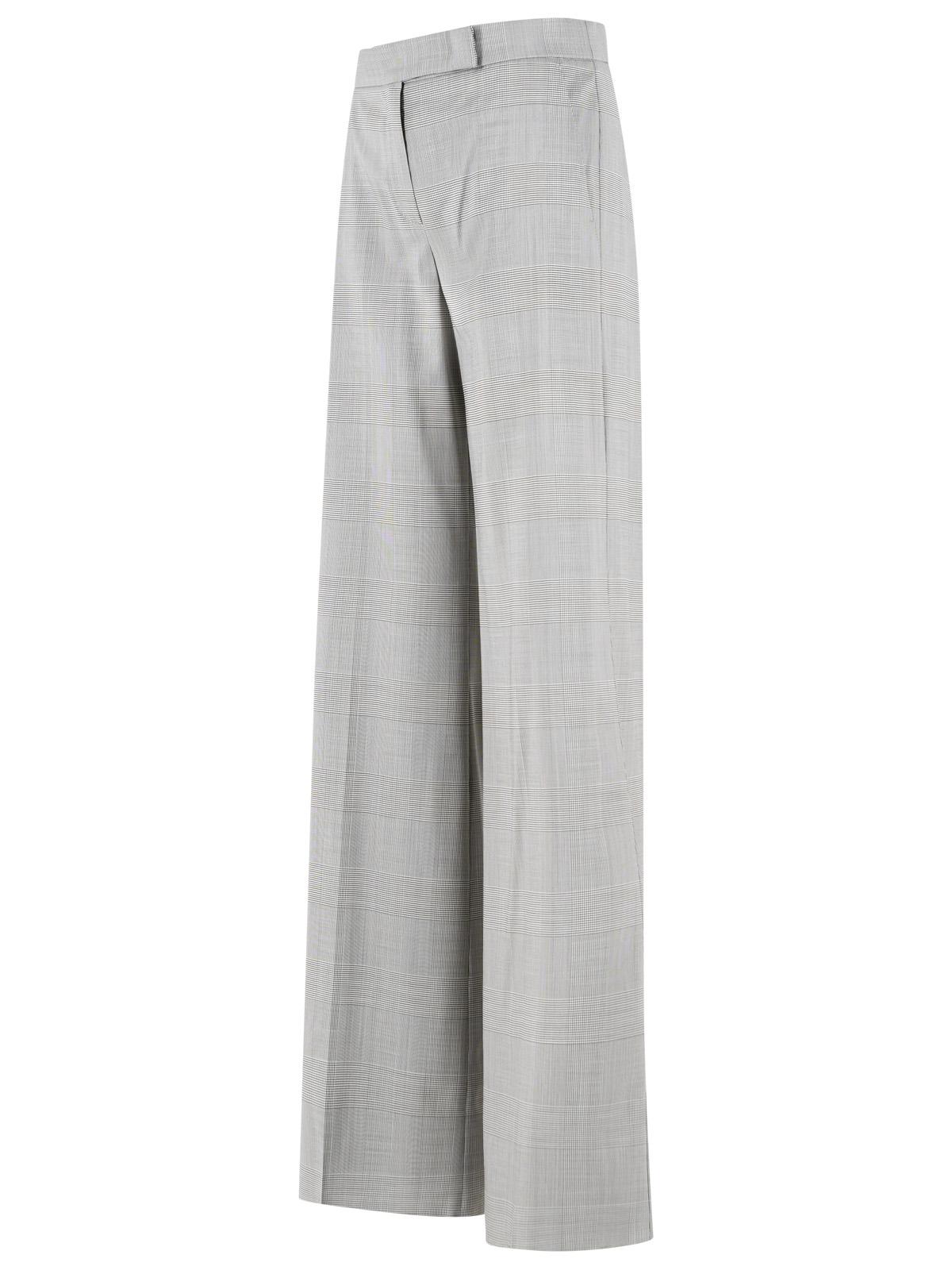 Max Mara 'Netto' Olive Green Prince Of Wales Wool Pants