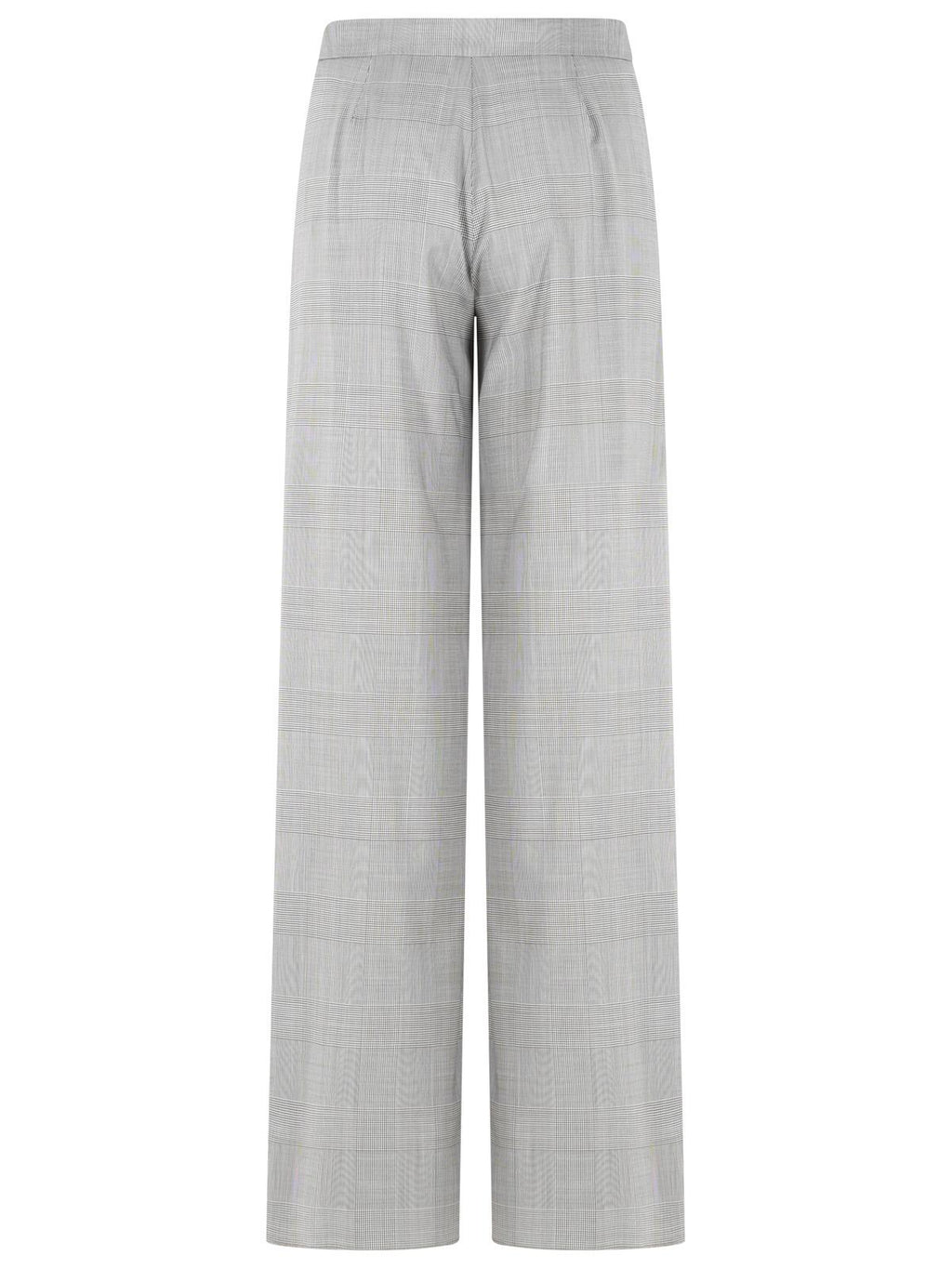 Max Mara 'Netto' Olive Green Prince Of Wales Wool Pants