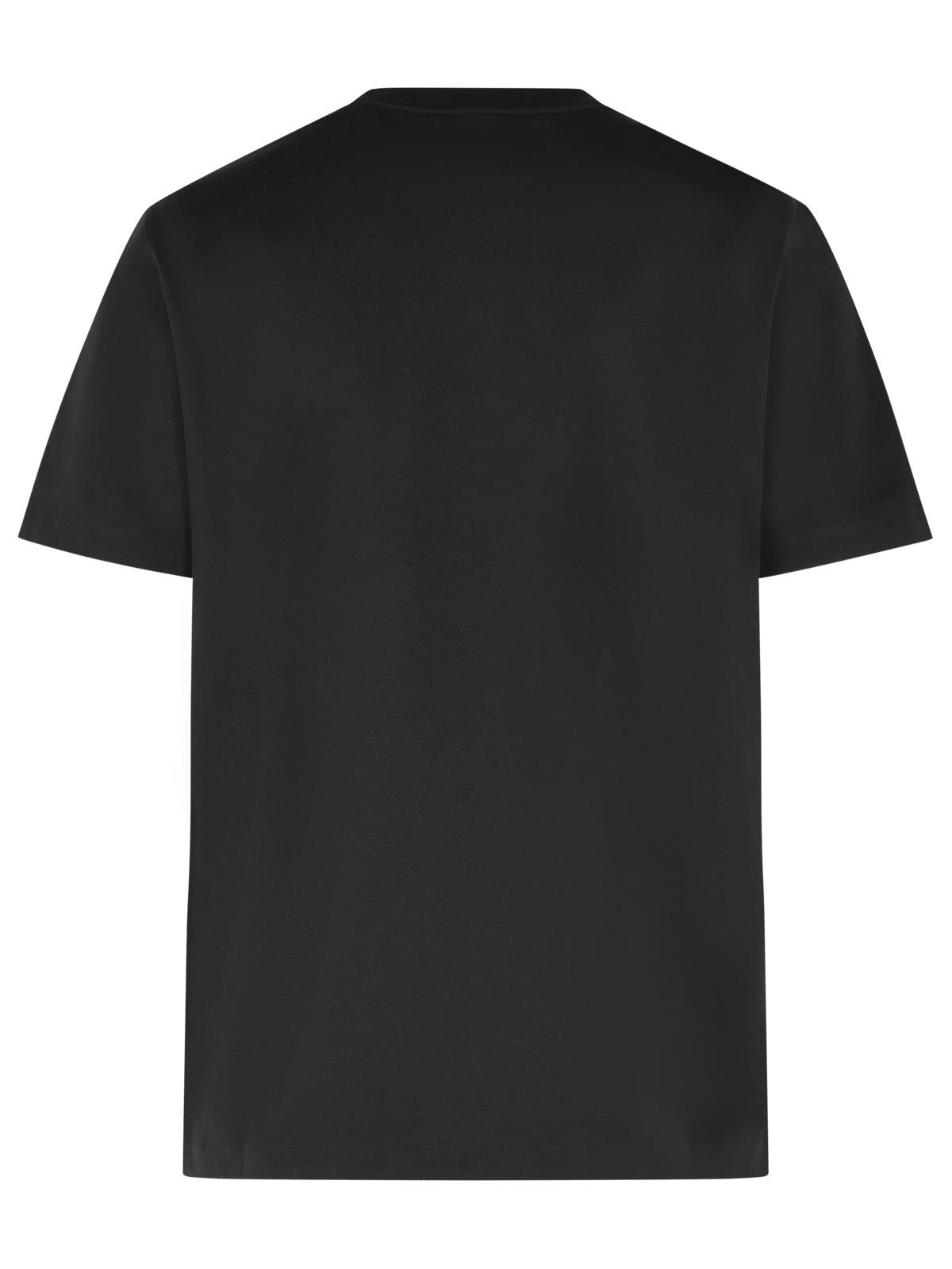 Moncler Black Cotton T Shirt
