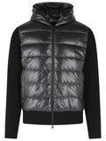 Moncler 'Tricot' Black Virgin Wool Cardigan