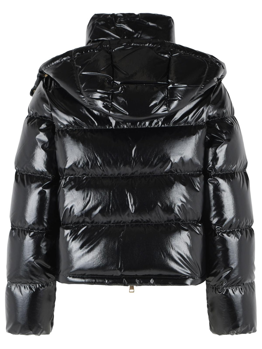 Moncler 'Niveole' Glossy Black Polyamide Down Jacket