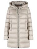 Moncler 'Suyenne' Light Beige Polyamide Down Jacket