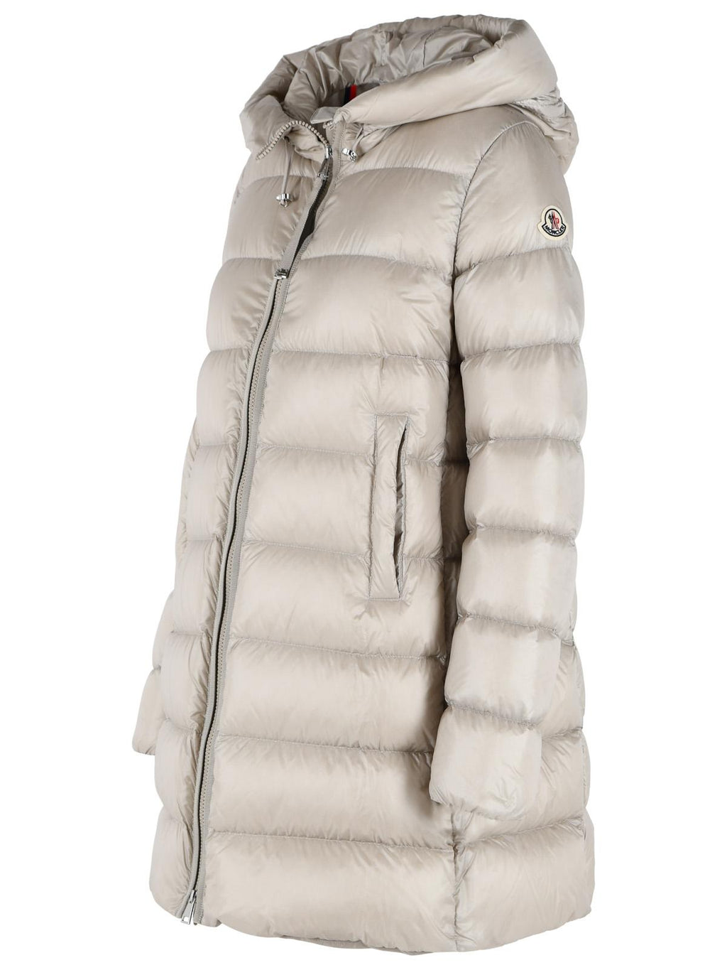 Moncler 'Suyenne' Light Beige Polyamide Down Jacket