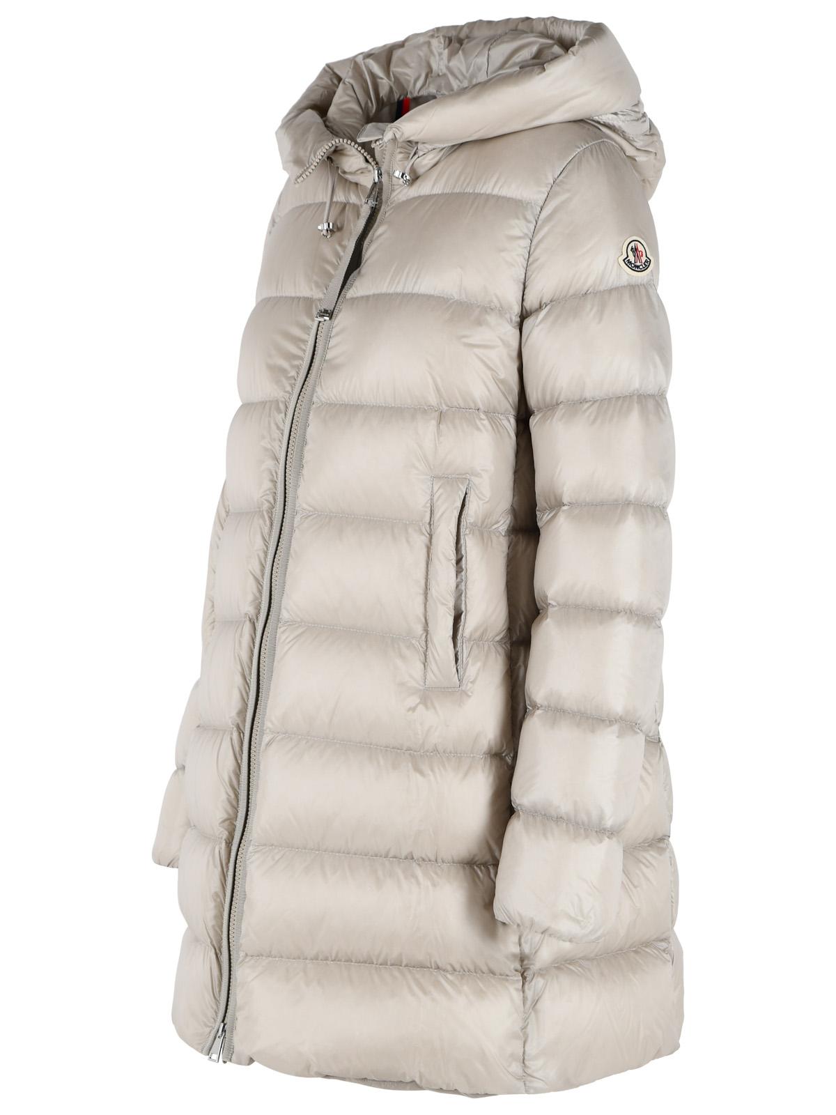 Moncler 'Suyenne' Light Beige Polyamide Down Jacket