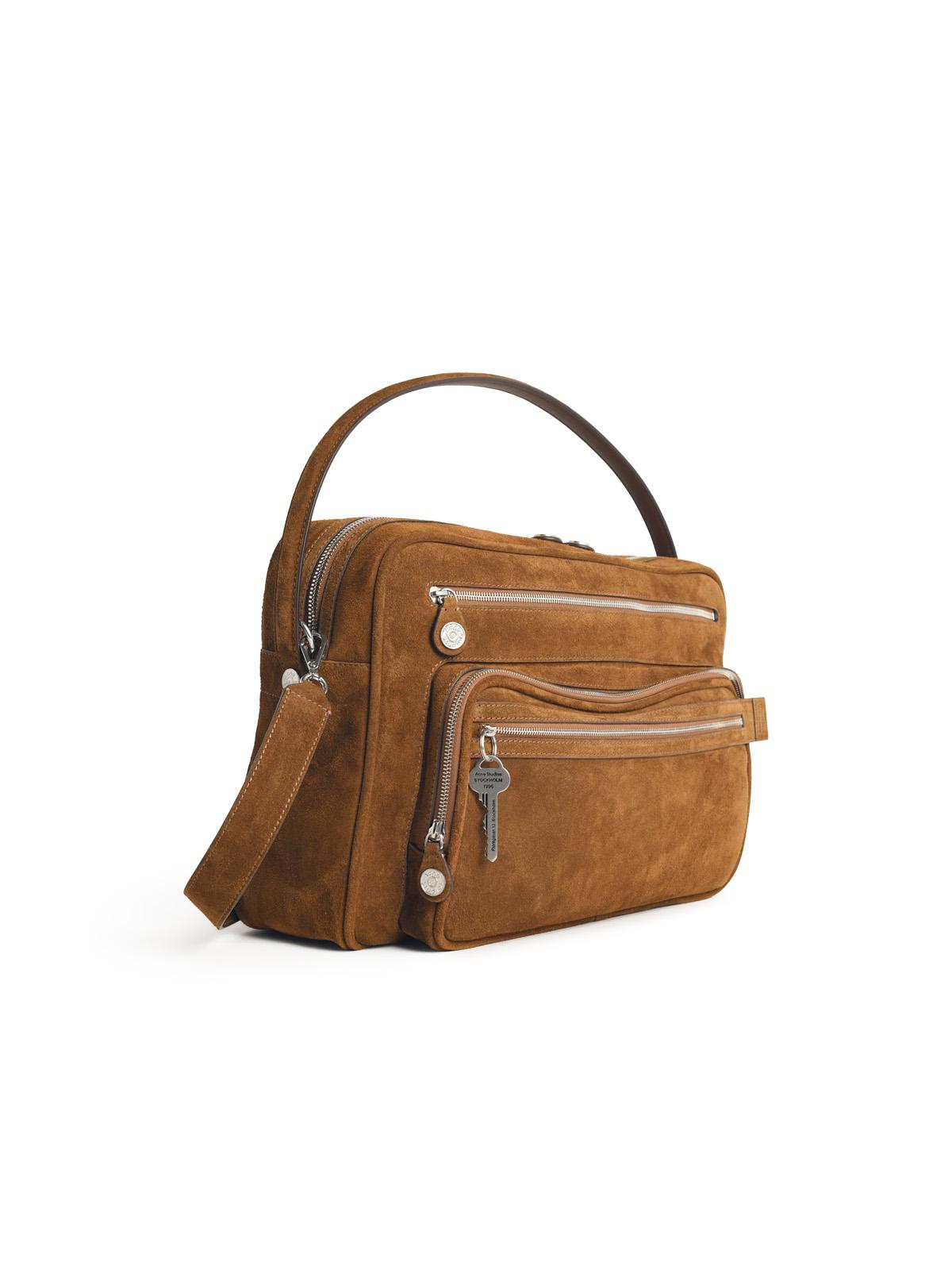 Acne Studios 'Camero' Brown Cognac Suede Bag
