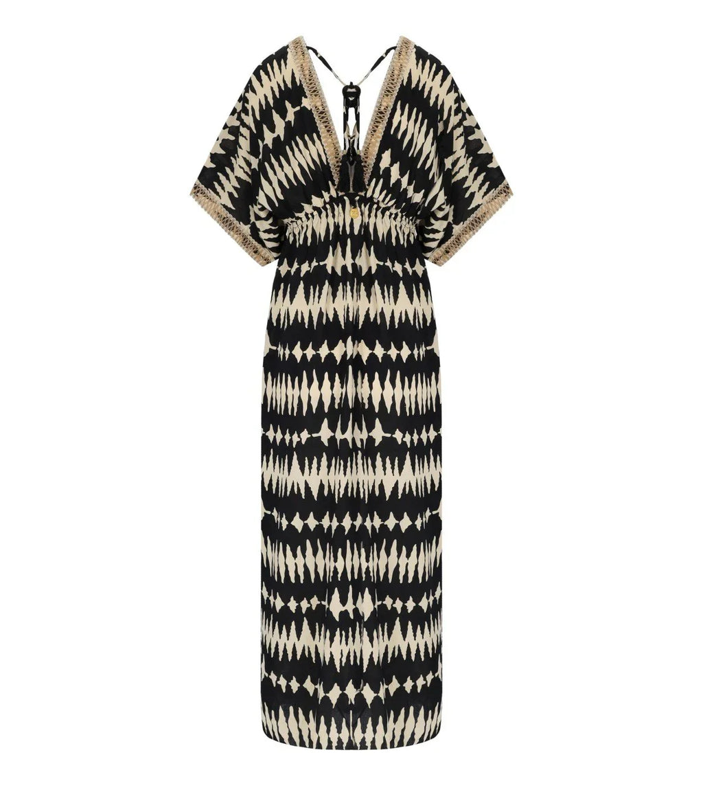 Pahiesa Formentera Bicolor Long Dress