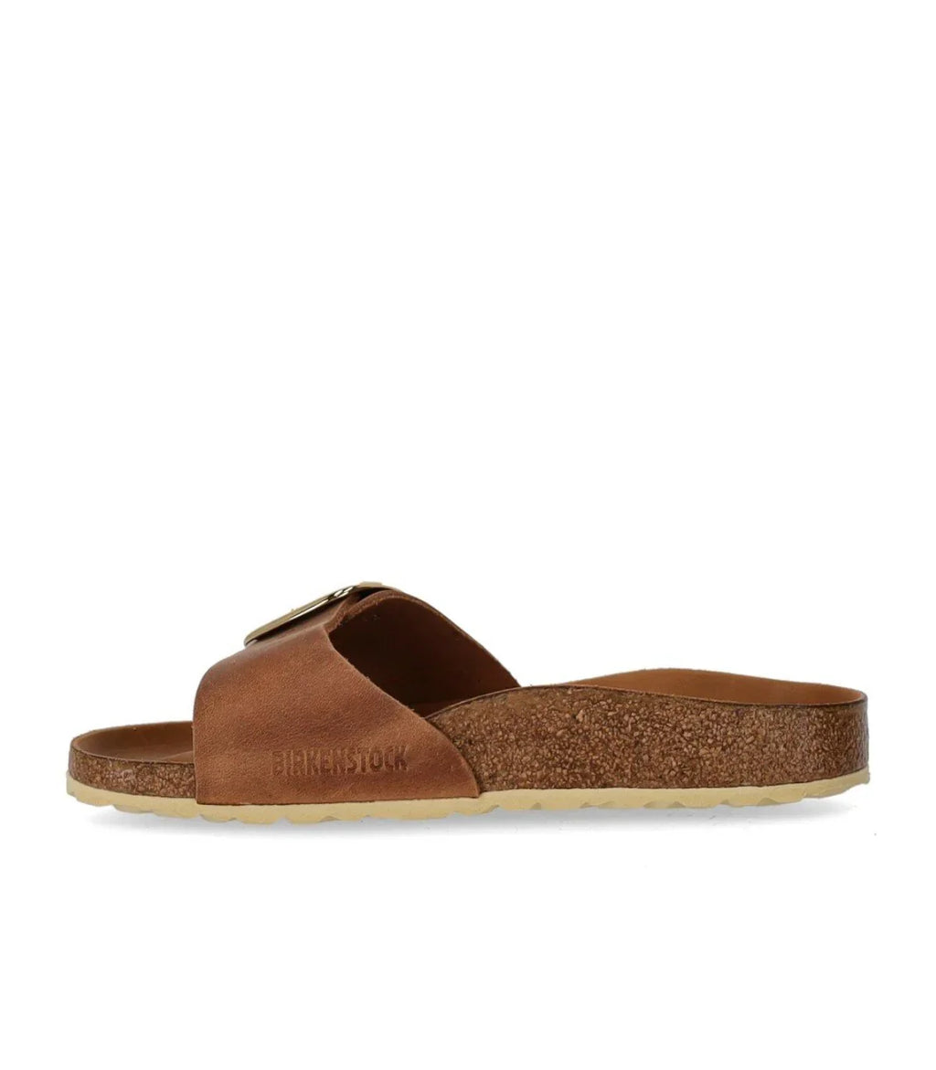Birkenstock Madrid Big Buckle Cognac Sandal