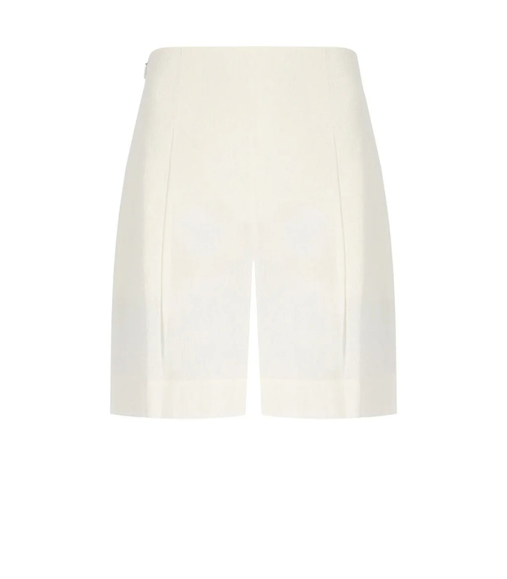 Mm Max Mara Balta White Bermuda Shorts