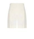 Mm Max Mara Balta White Bermuda Shorts