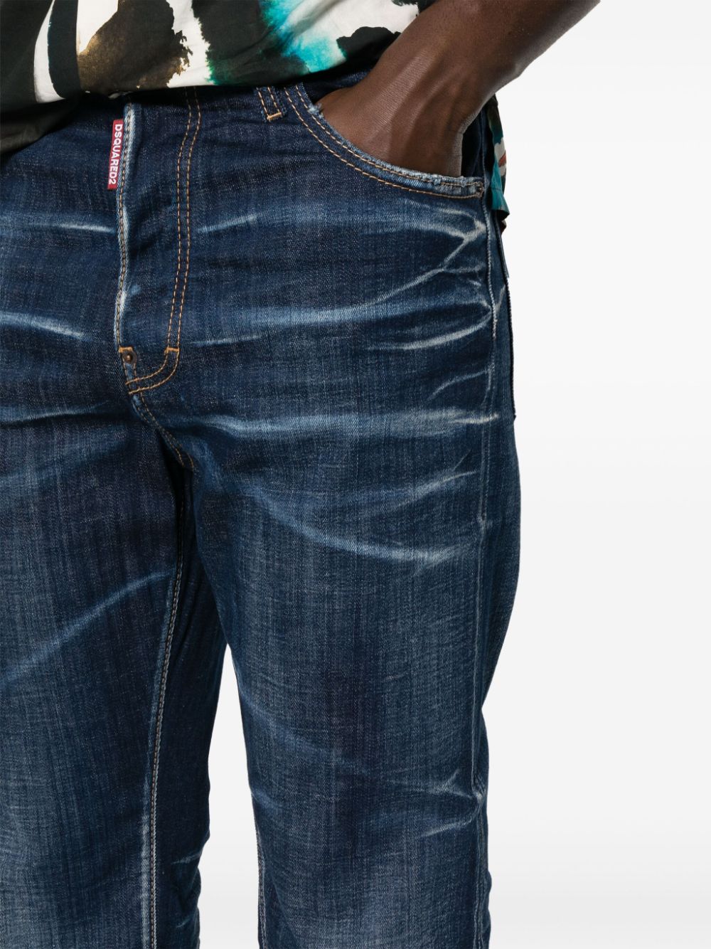 Dsquared2 Mid Rise Skinny Jeans