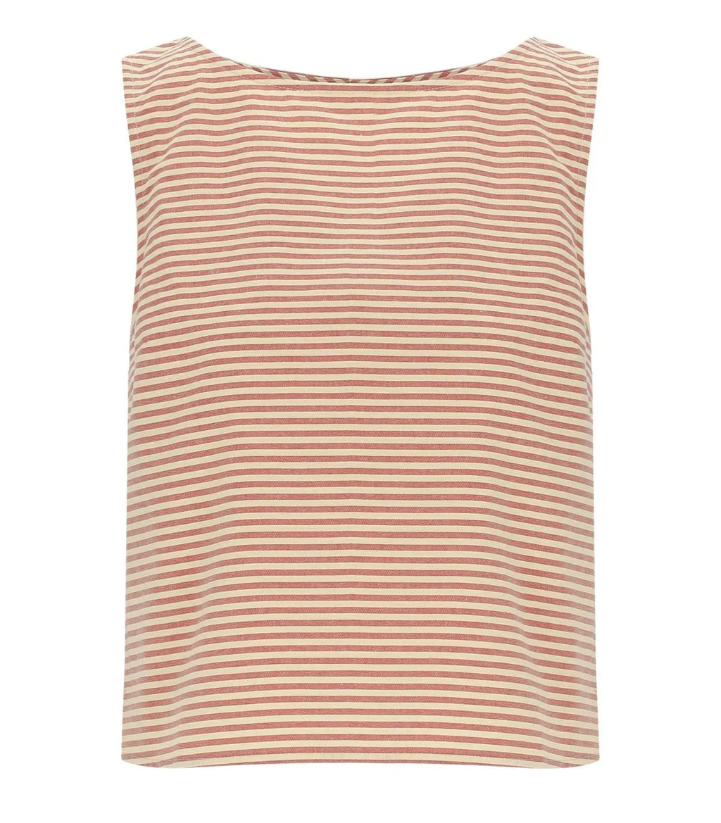 Traffic People Vexed Brick Red Top