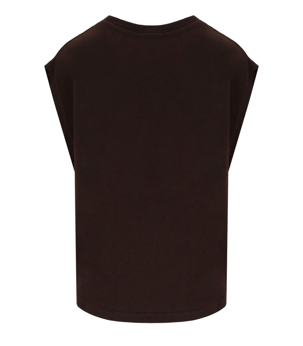 K.K. Carol Dark Brown T Shirt