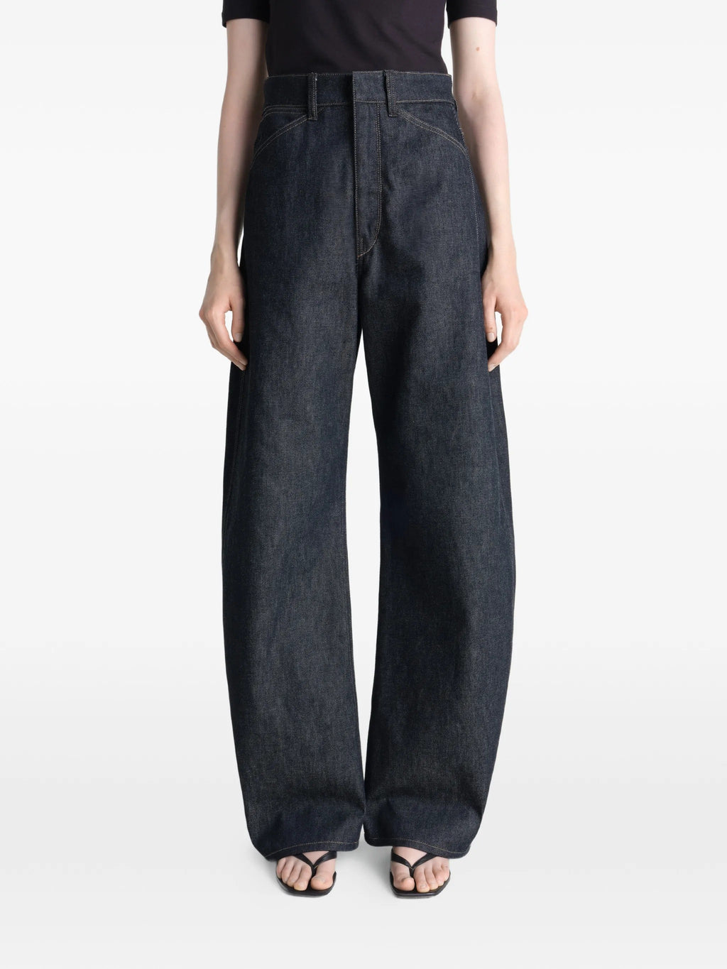 Lemaire High Waisted Curved Pants
