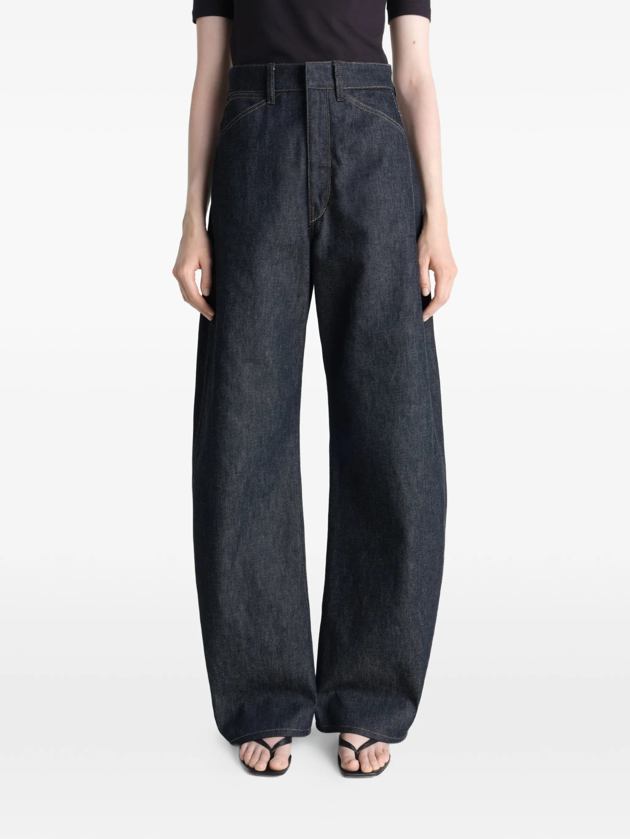 Lemaire High Waisted Curved Pants