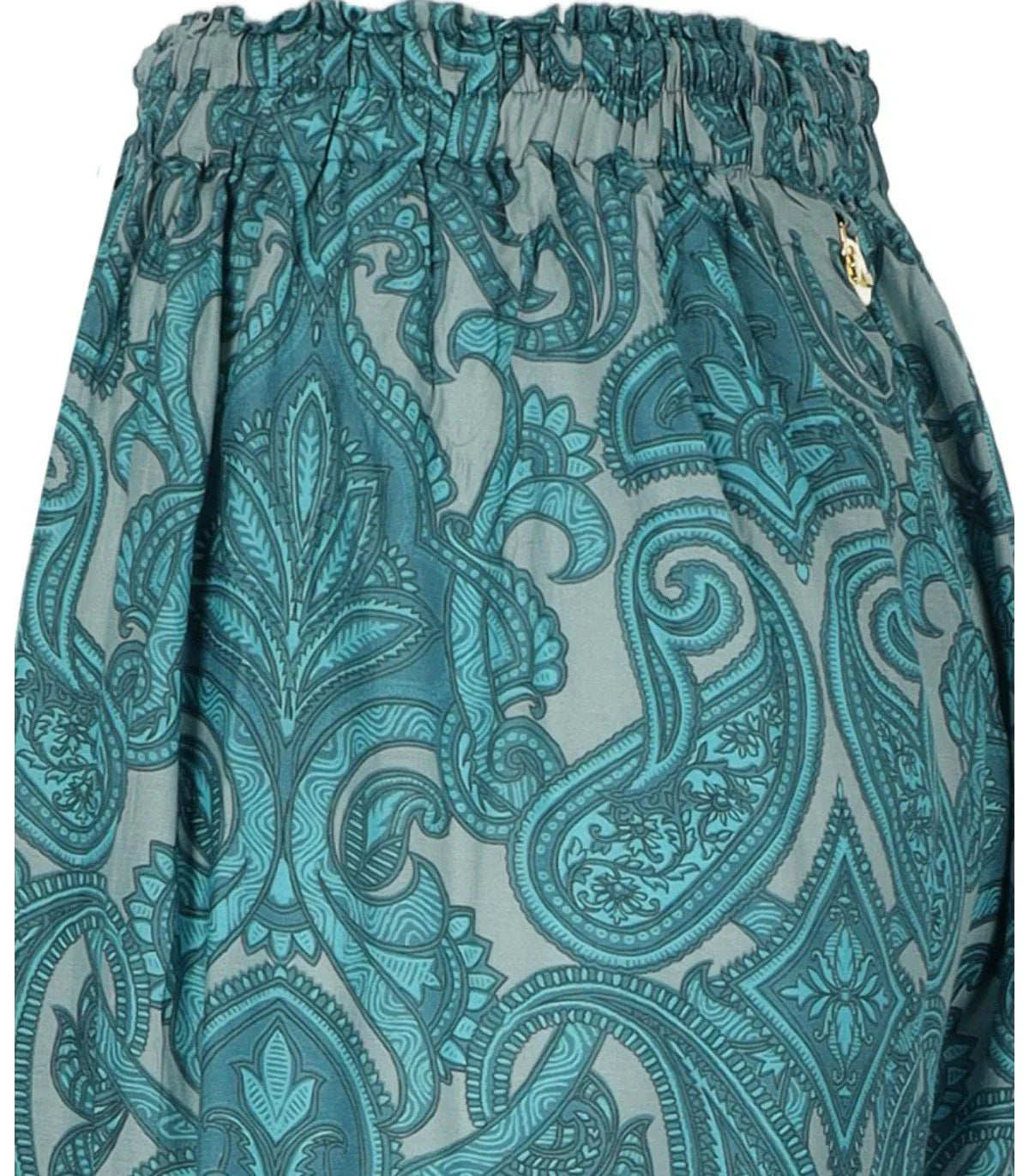 Pahiesa Formentera Light Blue Patterned Trousers