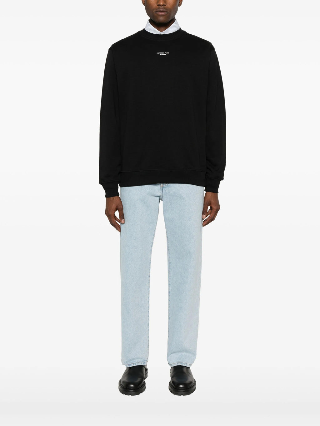Drole De Monsieur Classic Slogan Sweatshirt