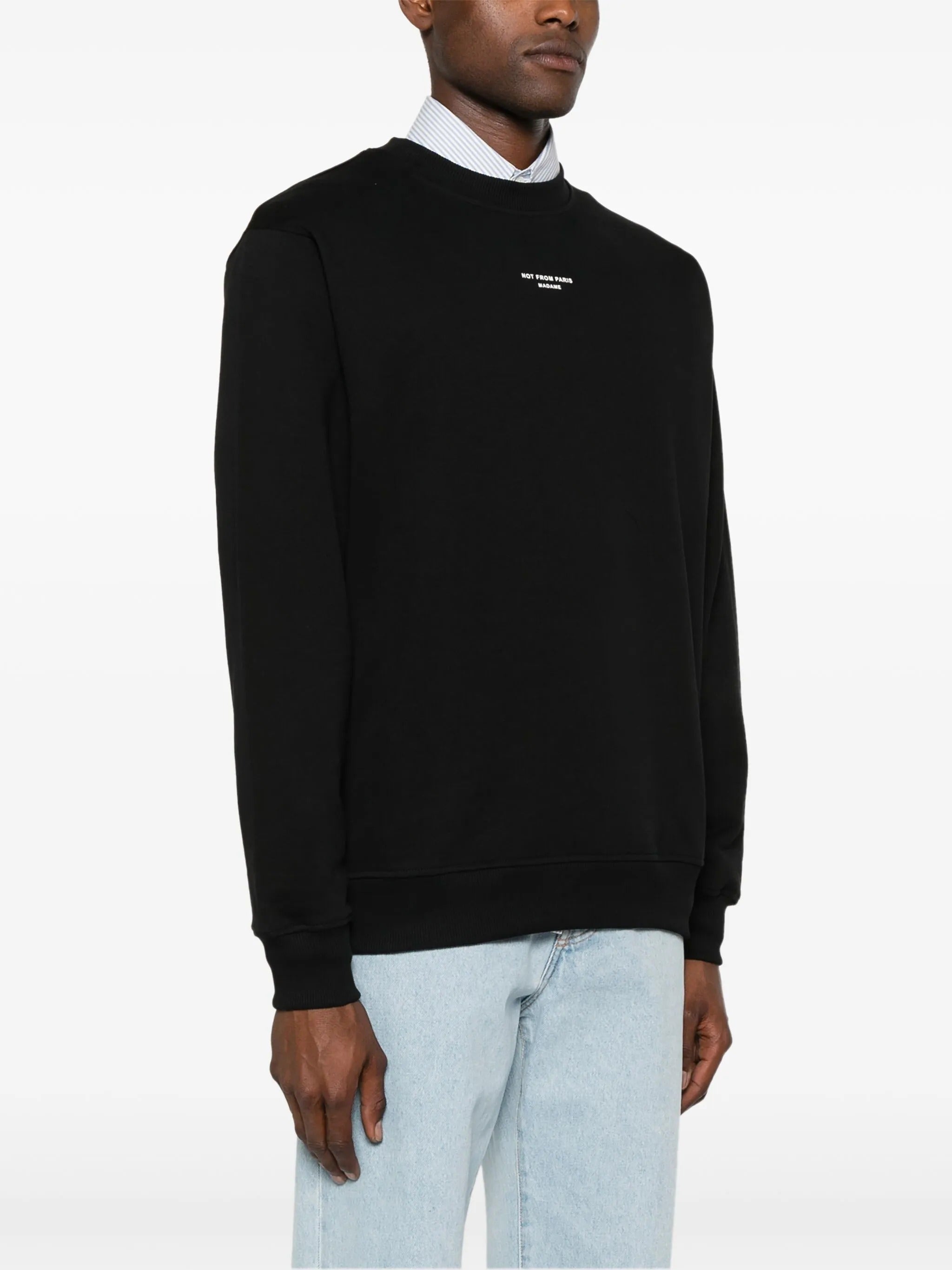 Drole De Monsieur Classic Slogan Sweatshirt