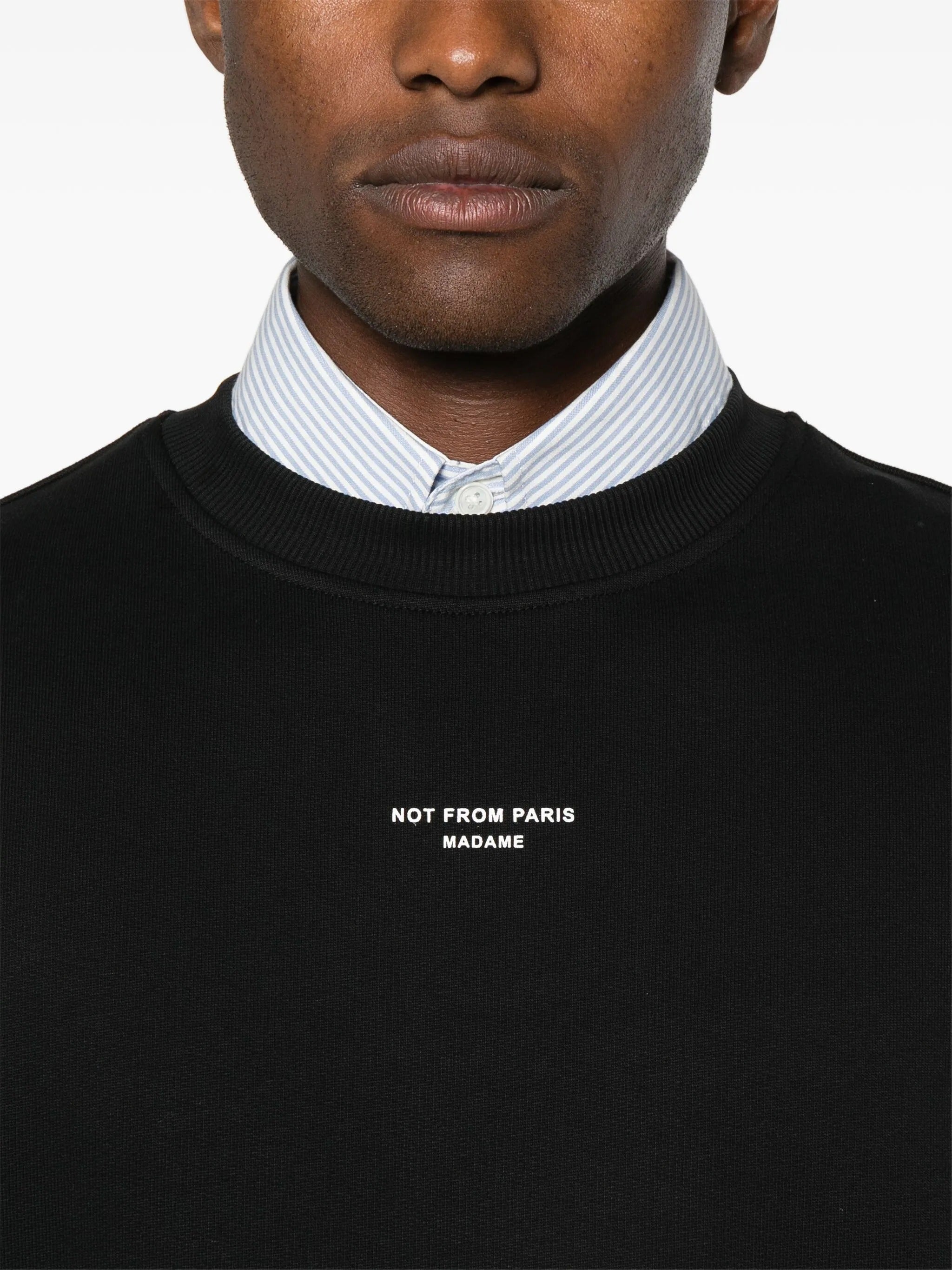 Drole De Monsieur Classic Slogan Sweatshirt