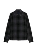 Juun.J Island Washed Check Coach Shirt