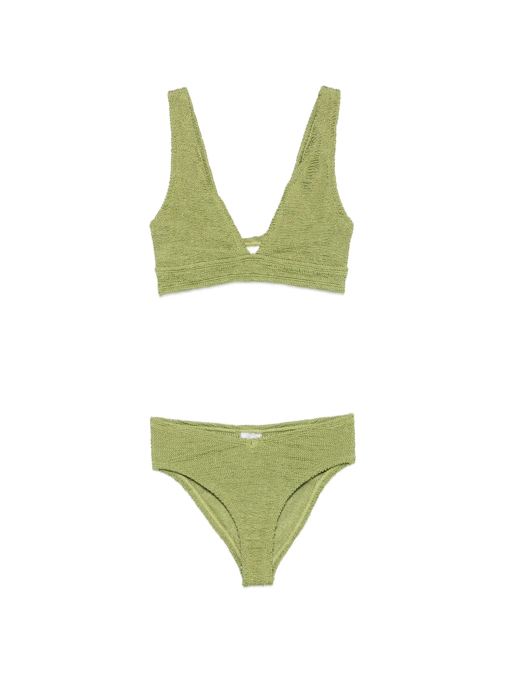 Hunza G Angel Bikini Metallic Crinkle