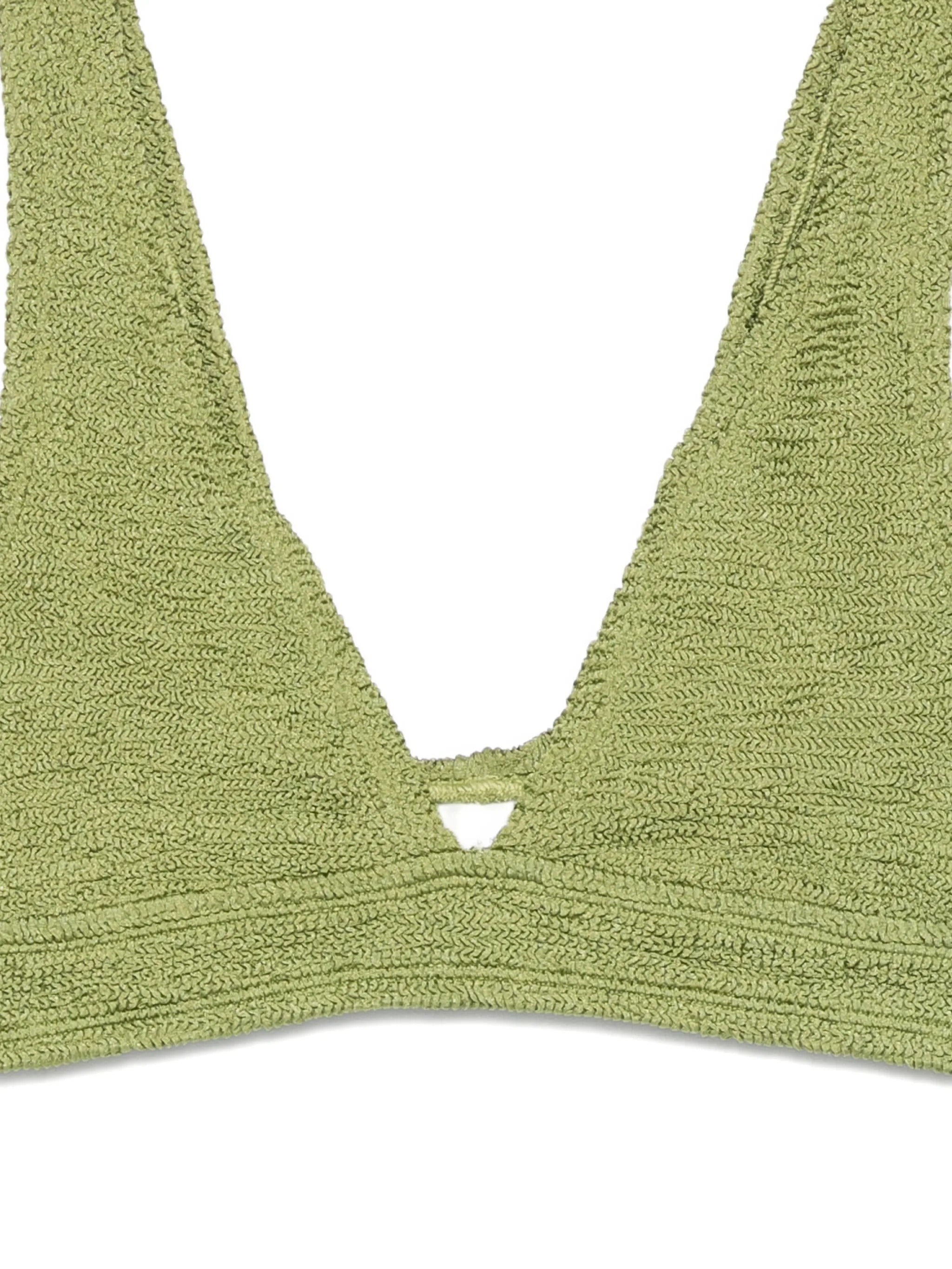 Hunza G Angel Bikini Metallic Crinkle