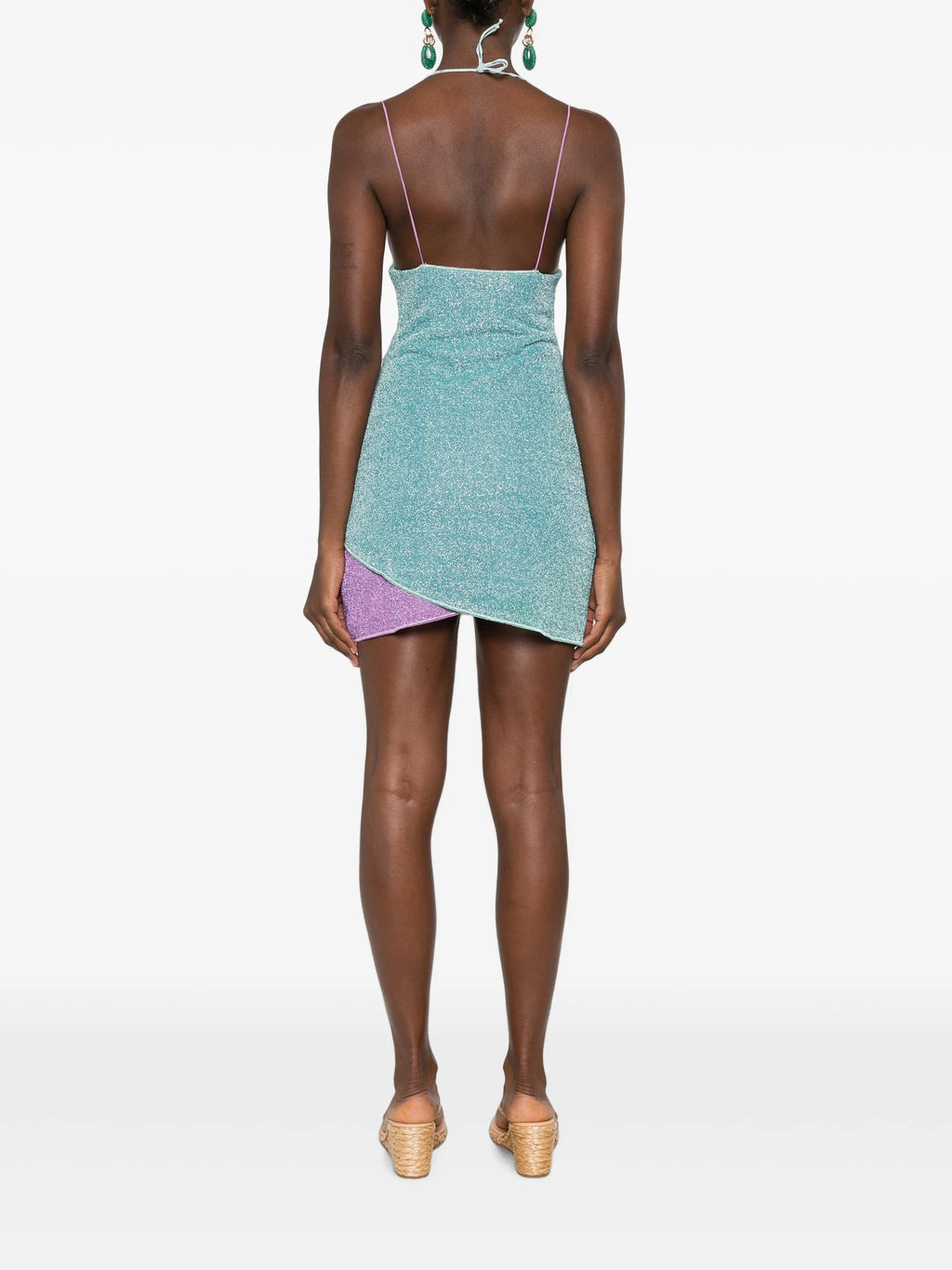 Oseree Lumiere Double Mini Dress