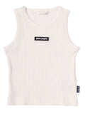 Palm Angels Logo Rib Tank Top Girl
