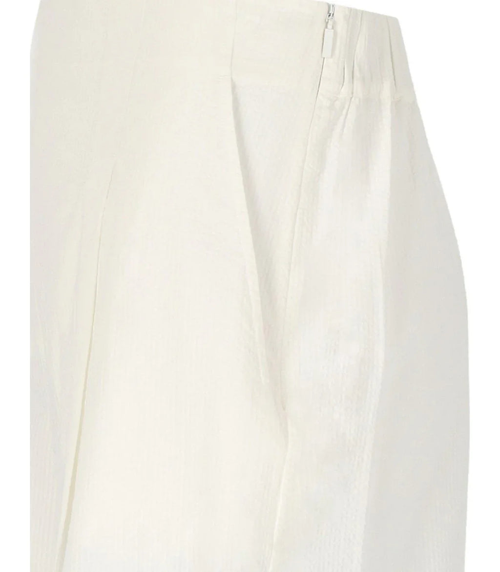 Mm Max Mara Balta White Bermuda Shorts
