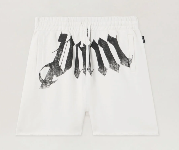 Palm Angels Big Waist Logo Sweatshorts