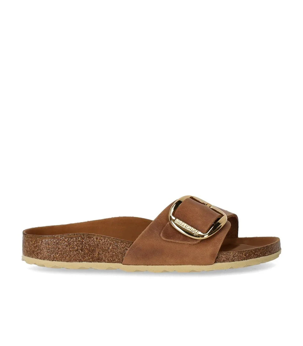 Birkenstock Madrid Big Buckle Cognac Sandal