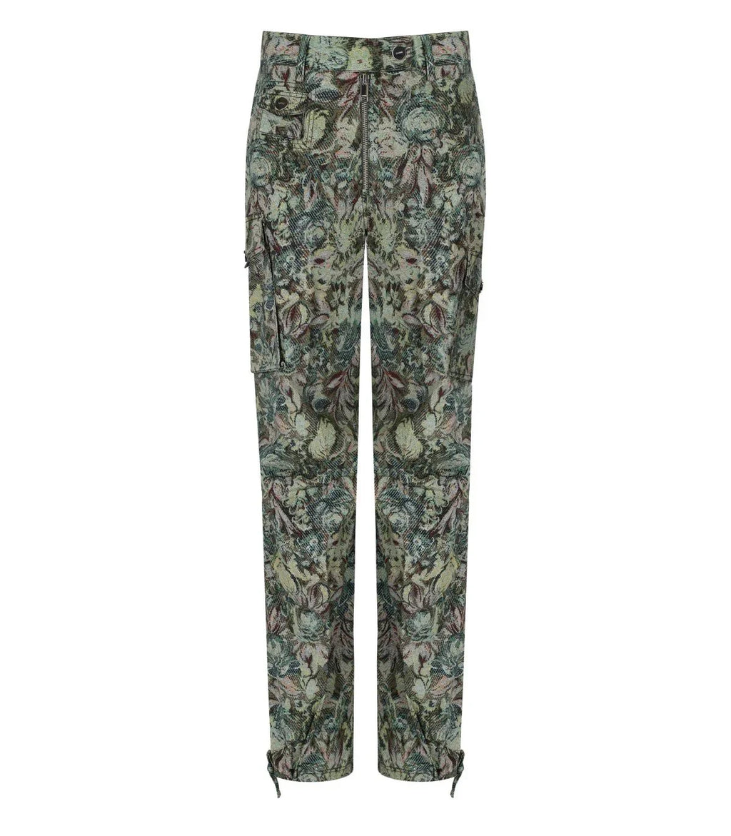 Ganni Jadeite Twill Pants