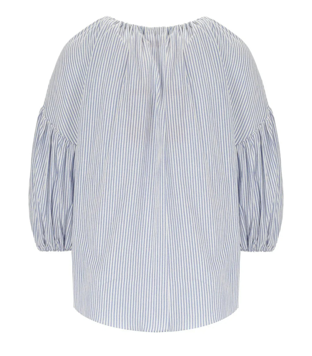 Traffic People Rose Light Blue Top