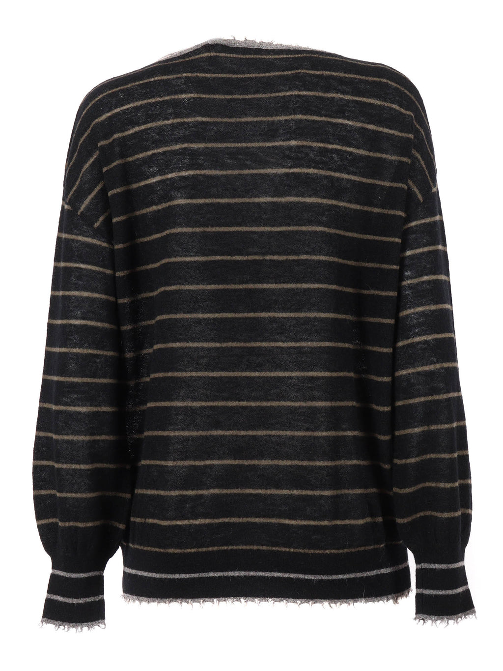 Kangra Cashmere Barchetta Riga Alta Rifinit.Sfrangiate