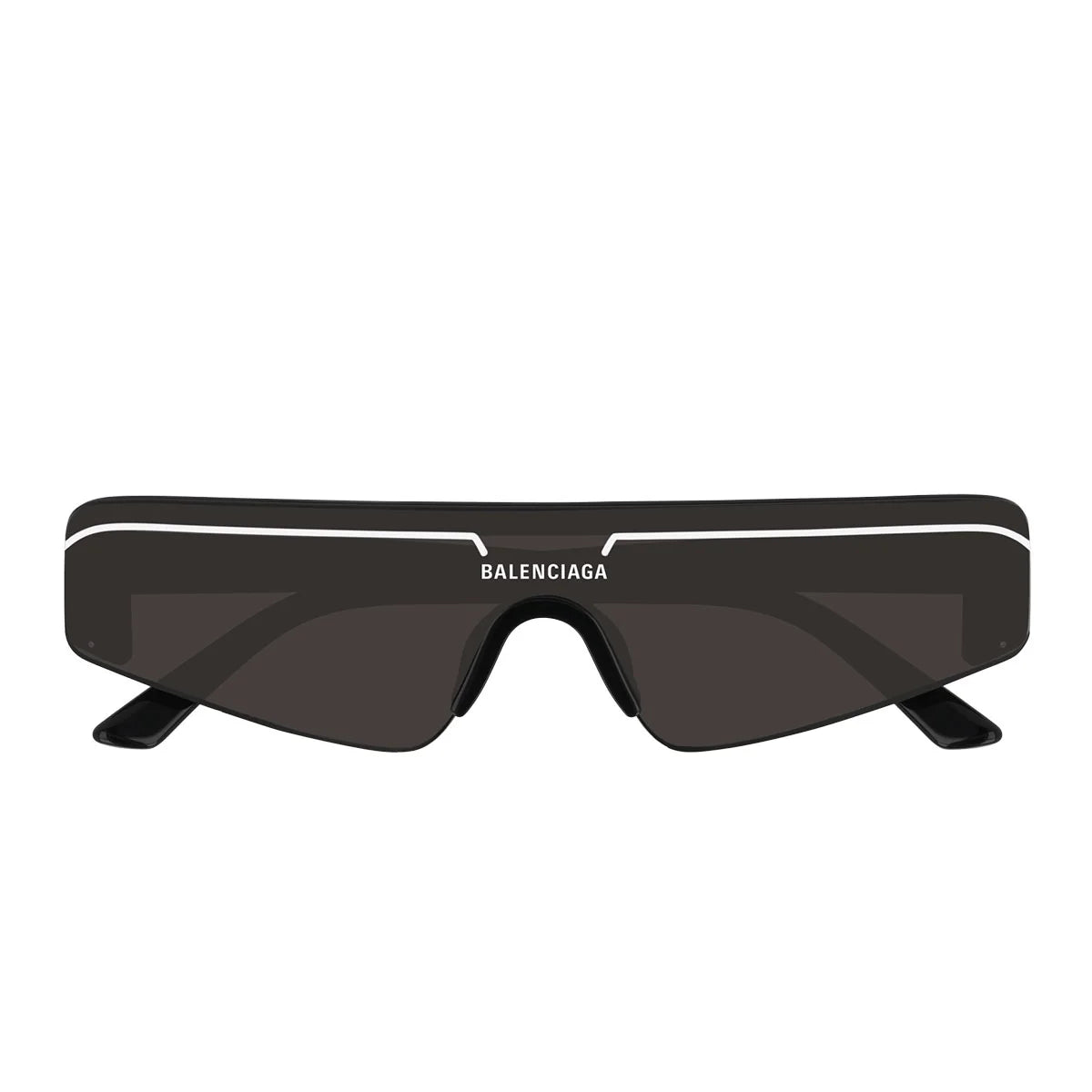 Balenciaga Sunglasses Bb0003 S 001 Black/Grey Unisex