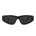 Balenciaga Sunglasses Bb0095 S 001 Black/Grey Women
